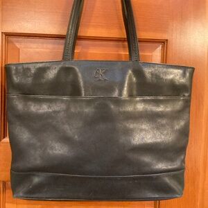 Calvin Klein Black  large tote bag